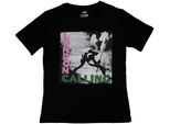 The Clash - Maglietta "London Calling"" Da Donna RO10349 (M) (Nero)"