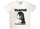 Olivia Rodrigo - Maglietta "Vampire"" Per Uomo/Donna Unisex RO10290 (M) (Bianco)"