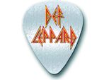 Def Leppard - Logo A Plettro - Distintivo - Metallo RO10403 (Taglia Unica) (Argento/Rosso/Giallo)