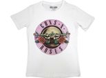 Guns N Roses - Maglietta "Classic"" Da Donna RO10354 (M) (Bianco)"