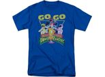 Mighty Morphin Power Rangers - Maglietta "Go Go"" Da Uomo TV3011 (Xxl) (Blu Reale)"