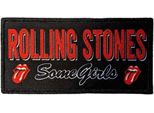The Rolling Stones - Stampato - Toppa "Some Girls"" - Logo In Poliestere RO10166 (Taglia Unica) (Nero/Rosso/Bianco)"