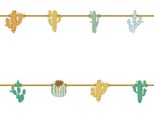 Procos - Cactus - Bandiera - Cartone SG28211 (Taglia Unica) (Giallo/Verde)