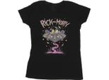 Rick And Morty - Maglietta Da Donna BI37990 (Xl) (Nero)