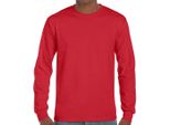 Gildan - Maglietta Unisex A Maniche Lunghe "Ultra"" Uomo/Donna RW9626 (5XL) (Rosso)"
