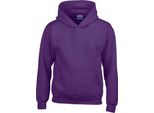 Gildan - Felpa Con Cappuccio Per Bambini RW9816 (104) (Viola)
