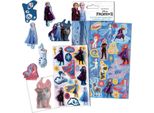 Frozen Ii - Disegni Assortiti - Foglio Con Adesivi, Lamina SG31080 (Taglia Unica) (Colorato)