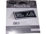 Creative Party - Tavola - Segnaposto "Miss Kellie"", Confezione Da 12 SG32362 (Taglia Unica) (Nero/Bianco)"