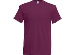 Maglietta Screen Stars Fruit Of The Loom Original Herren, Kurzarm PC124 (L) (Burgunder)