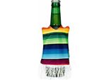 Amscan - Strisce Arcobaleno - Copribiberon, Tessuto SG32965 (Taglia Unica) (Colorato)