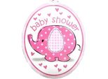 Unique Party - Elefante - Decorazione Per Feste, Baby Shower SG33434 (Taglia Unica) (Rosa/Bianco)