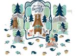 Amscan - Decorazione Da Tavolo "Bear Ly Wait"" 8-Pack - Cartone SG33377 (Taglia Unica) (Colorato)"