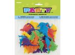 Unique Party - Dinosauro Giocattolo Zeg 24 Pezzi SG33564 (Taglia Unica) (Colorato)