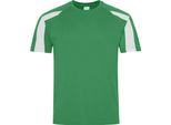 Awdis Cool - Maglietta Idrorepellente Da Uomo PC5918 (M) (Verde Irlandese/Bianco Artico)