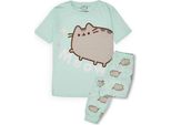 Pusheen - Pigiama "Meow"" Per Bambina A Maniche Corte NS7652 (140) (Verde)"