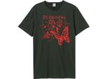 Amplified - Maglietta "Line Art Butterfly"" Per Uomo/Donna Unisex GD1396 (S) (Charcoal)"
