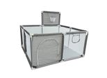 Box Per Bambini, Parco Interno, Recinzione Di Sicurezza, Grigio Chiaro