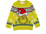 Il Grinch - Maglia Per Bambini - Disegno Natalizio NS7343 (140) (Verde)