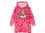 Paw Patrol - Coperta Con Cappuccio Per Bambine NS7220 (122-128) (Rosa)