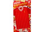 Liverpool Fc - Retro - Biglietto Di Compleanno - Cartoncino TA11598 (Taglia Unica) (Rosso/Bianco)