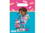 Doc Mcstuffins - Sacchetti Di Plastica Per Feste Confezione Da 6 SG21845 (Taglia Unica) (Blu/Rosa/Marrone)
