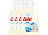 Le Chat Gel Bebe - Detersivo Liquido Per Bucato - Confezione Risparmio - 4 X 32 Lavaggi