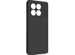 Avizar, Custodia Semirigida In Silicone Per Xiaomi Poco X6 Pro Con Cinturino Da Polso, Nero