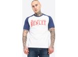 T-Shirt Uomo Regular Fit Everet Bianco/Navy/Rosso M Benlee