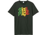 Amplified - Maglietta Logo Per Uomo/Ladies Unisex GD1636 (Xxl) (Charcoal)