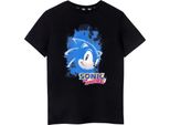 Sonic The Hedgehog - Maglietta Da Ragazzo A Maniche Corte NS7406 (146-152) (Nero)