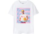 Barbie - Maglietta "Kencore"" Da Uomo A Maniche Corte NS7792 (Xxl) (Bianco)"