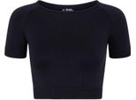 Silky - Top Corto Da Donna - Active LW542 (Xs) (Nero)