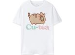 Pusheen - Maglietta "Cutea"" Da Donna NS7635 (3XL) (Bianco)"
