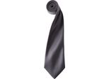 Premier - Cravatta "Colours"" Per Uomo/Donna Unisex PC6853 (Taglia Unica) (Grigio Scuro)"
