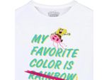 Spongebob Squarepants - Maglietta Per Bambina NS7880 (158-164) (Bianco)