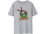 Spongebob Squarepants - Maglietta "I Sleigh"" Da Donna NS7806 (M) (Grigio Screziato)"