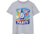 Thomas & Friends - Maglietta "Let's Party"" Da Uomo NS7601 (116) (Grigio Screziato)"