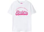 Barbie - Maglietta "California Dream"" Da Donna NS7738 (3XL) (Bianco)"