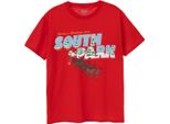South Park - Maglietta "Season's Greetings"" Da Uomo NS7925 (L) (Rosso)"
