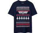 Top Gun - T-Shirt Da Uomo - Design Natalizio NS7699 (Xxl) (Blu Navy)