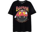 Sonic The Hedgehog - Maglietta Da Uomo A Maniche Corte NS7852 (3XL) (Nero)