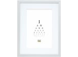 Deknudt S66KD1 Cornice Per Quadri Colore Argento Bianco Passepartout 29,7X42 Cm