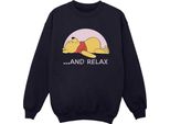 Disney - Felpa "Relax"" Da Ragazzo BI40213 (104) (Blu Navy)"