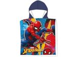 Poncho Telo Mare Con Cappuccio Per Bambini 55X110Cm Spiderman