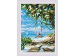 Confezione Da Ricamo A Punto Croce Riolis "Beach Swing"", Schema Per Il Conteggio, 21X30Cm"
