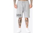Pantaloncini Normali Passform Hennry Marl Grigio/Nero Xxl Benlee