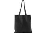 Westford Mill - Borsa Tote, Tinta Unita, Cotone Organico RW9876 (Taglia Unica) (Nero)