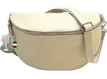 Cintura Borsa Beige Florence Tracolla Pelle Coordinata D2OTF825I
