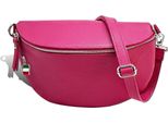 Cintura Borsa Rosa Fucsia Florence Tracolla Pelle Coordinata D2OTF825P