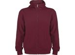 Roly - Felpa Con Cappuccio "Montblanc"" Da Uomo/Donna Unisex PF4276 (Xxl) (Rosso Granata)"